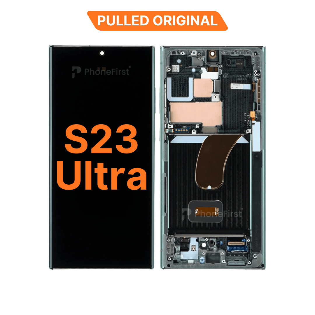 Samsung S23 Ultra S918 LCD (W/F) Pulled Original (14 Days) Green
