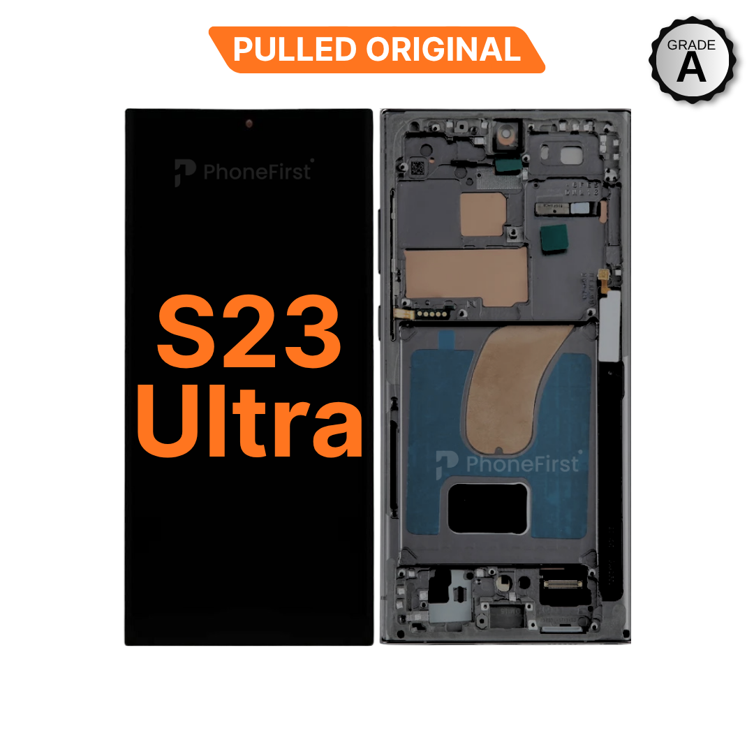 Samsung S23 Ultra S918 LCD (W/F) Pulled Original Grade A Black