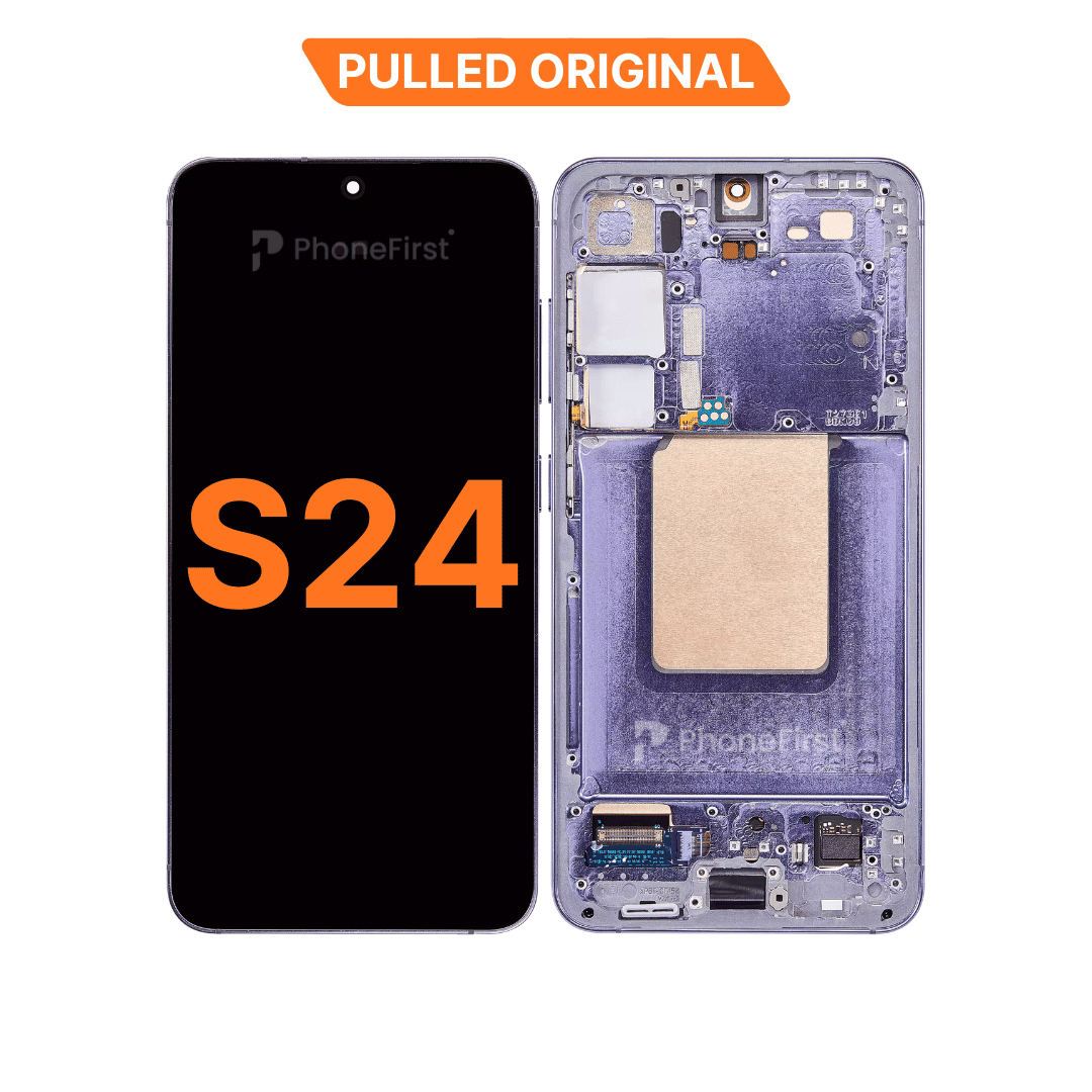 Samsung S24 S921 LCD (W/F) Pulled Original (14 Days) Violet