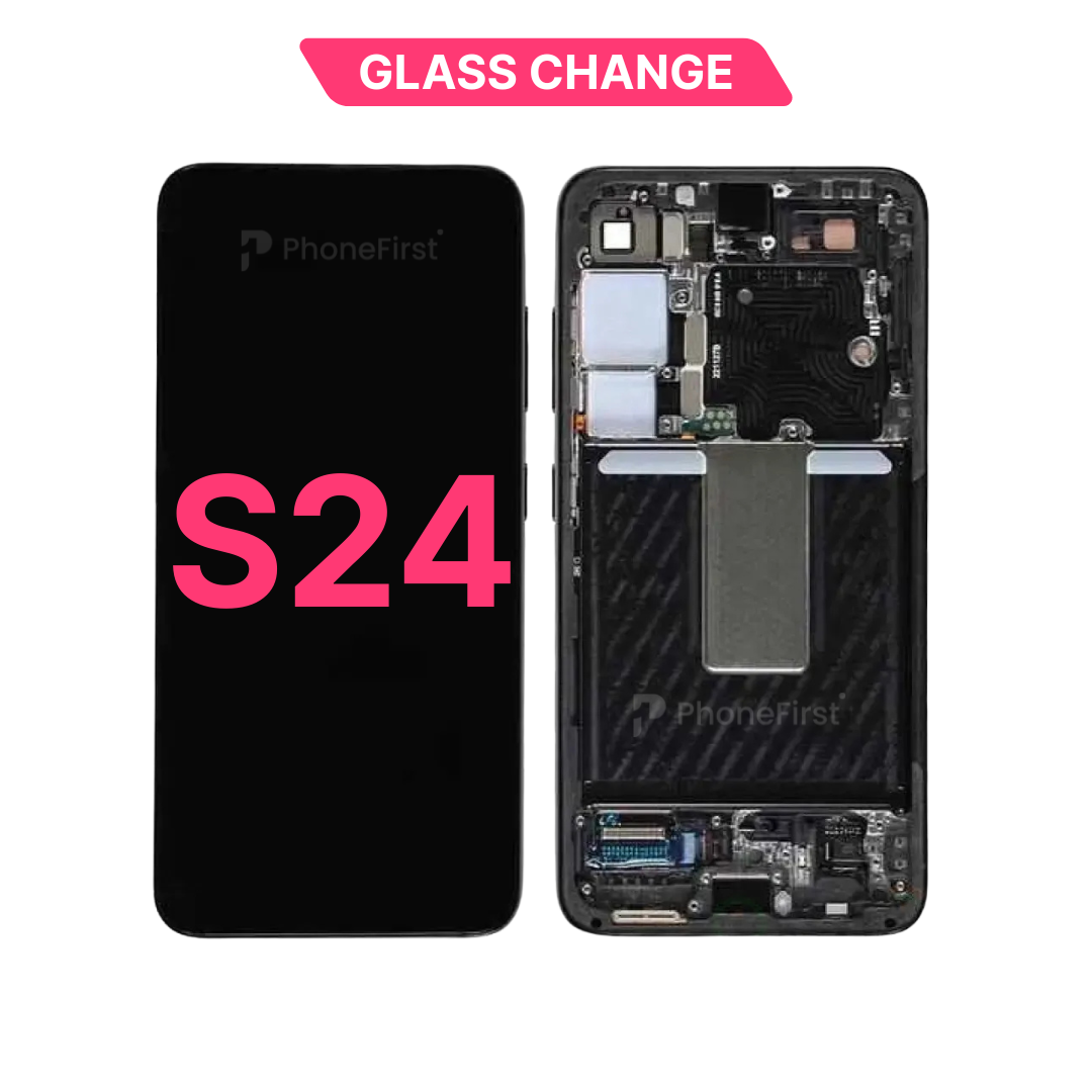 Samsung S24 S921 LCD (W/F) Change Glass Black
