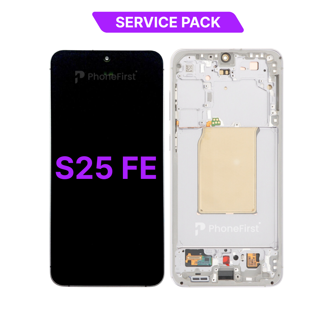 Samsung S25 FE S731 LCD (W/F) Service Pack White