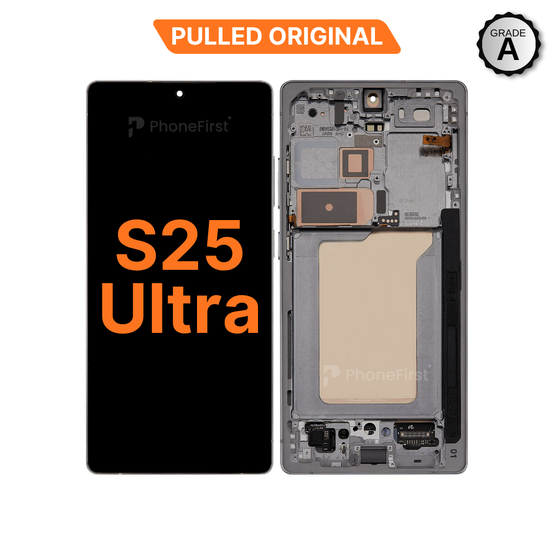 Samsung S25 Ultra S938 LCD (W/F) Pulled Original Grade A Black