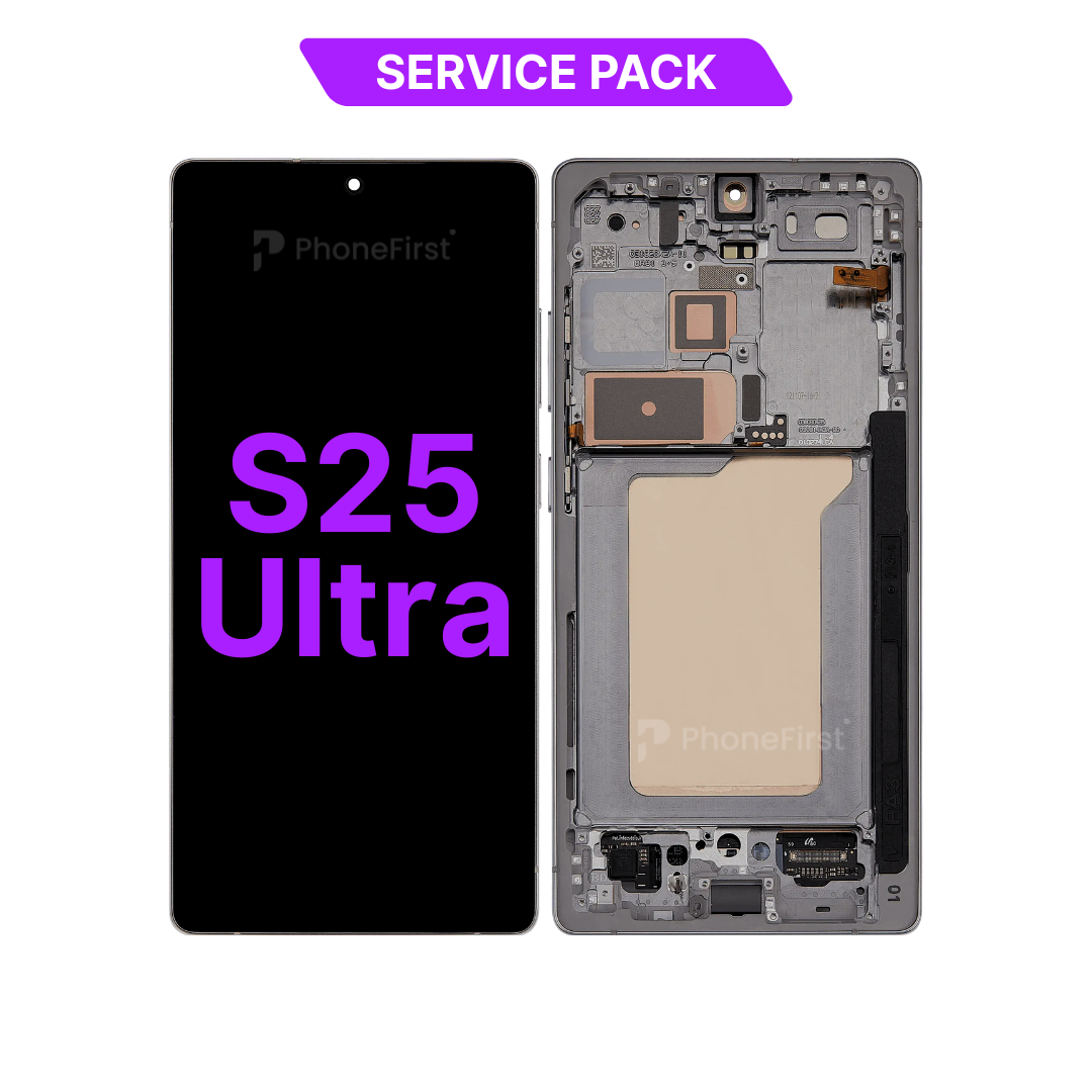 Samsung S25 Ultra S938 LCD (W/F) Service Pack Black