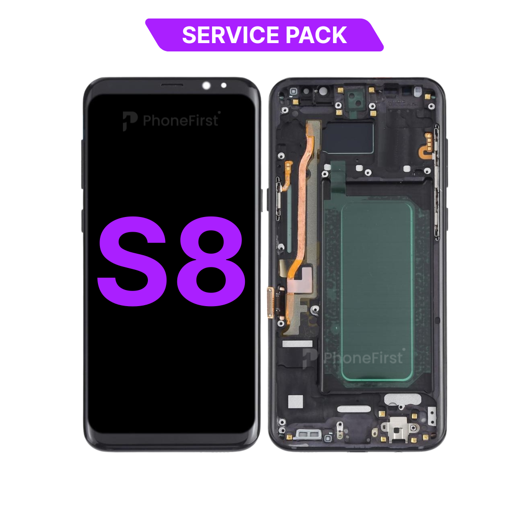 Samsung S8 G950 LCD (W/F) Service Pack Black