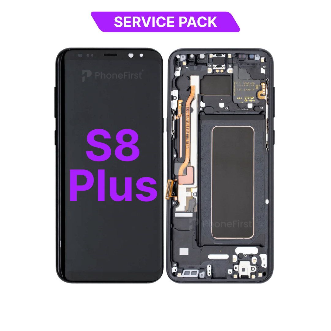 Samsung S8 Plus G955 LCD (W/F) Service Pack Black