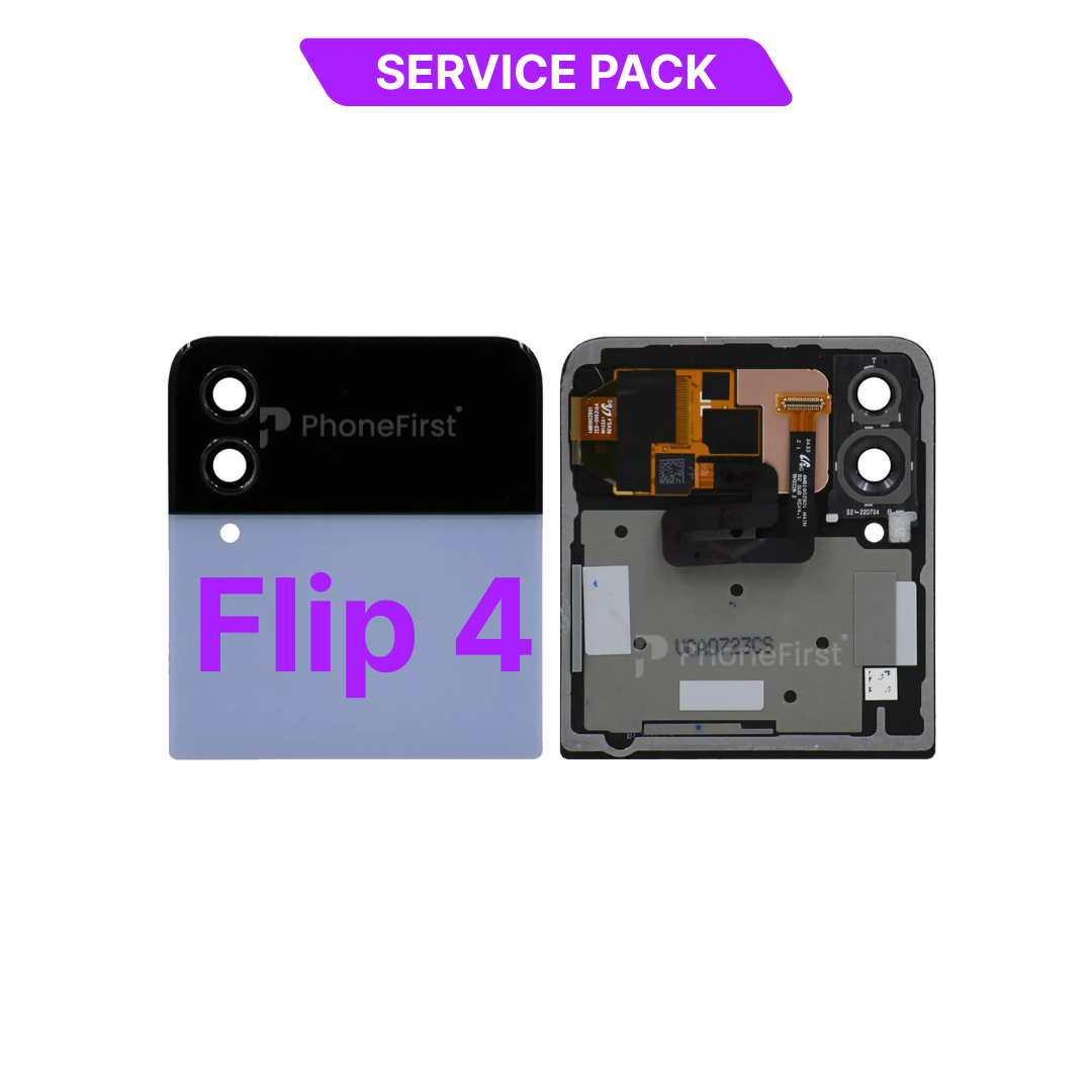 Samsung Z Flip 4 F721 LCD (N/F) Service Pack Outer Blue