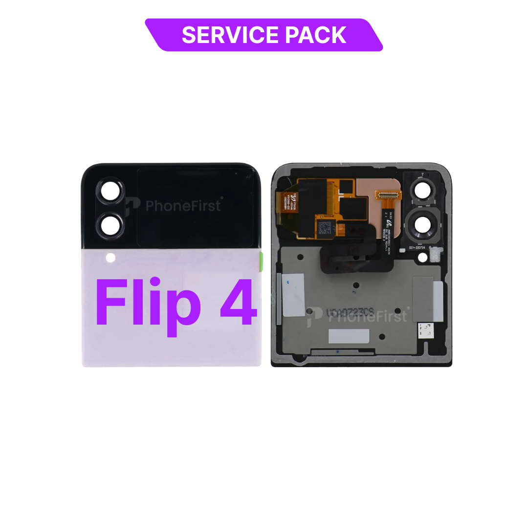 Samsung Z Flip 4 F721 LCD (N/F) Service Pack Outer Purple