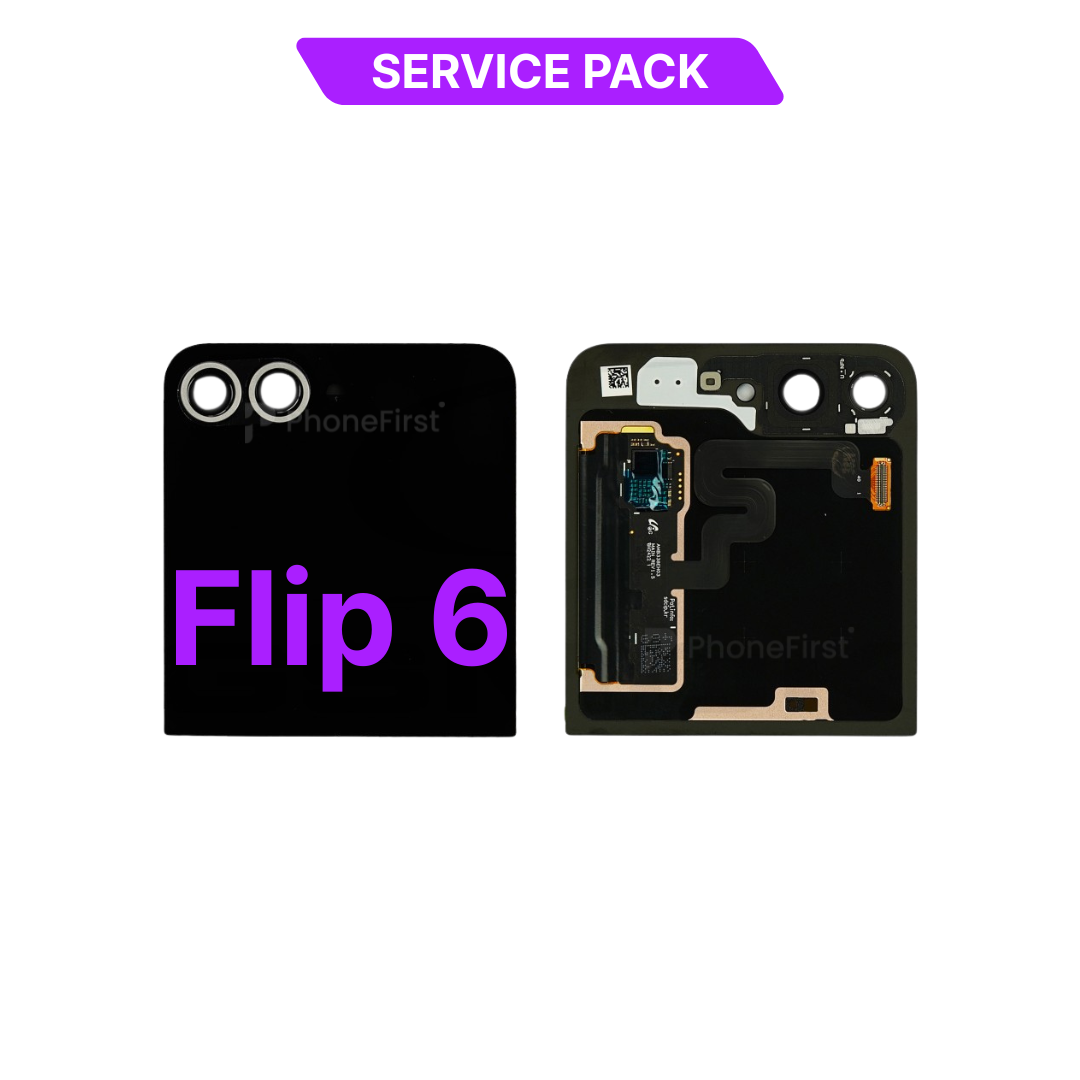 Samsung Z Flip 6 F741 LCD N/F Service Pack Outer Silver