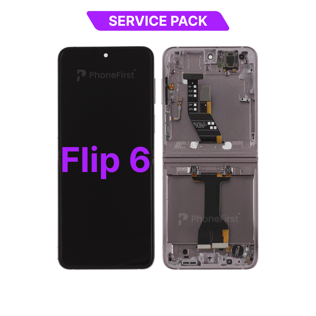Samsung Z Flip 6 F741 LCD (W/F) Inner Screen Black