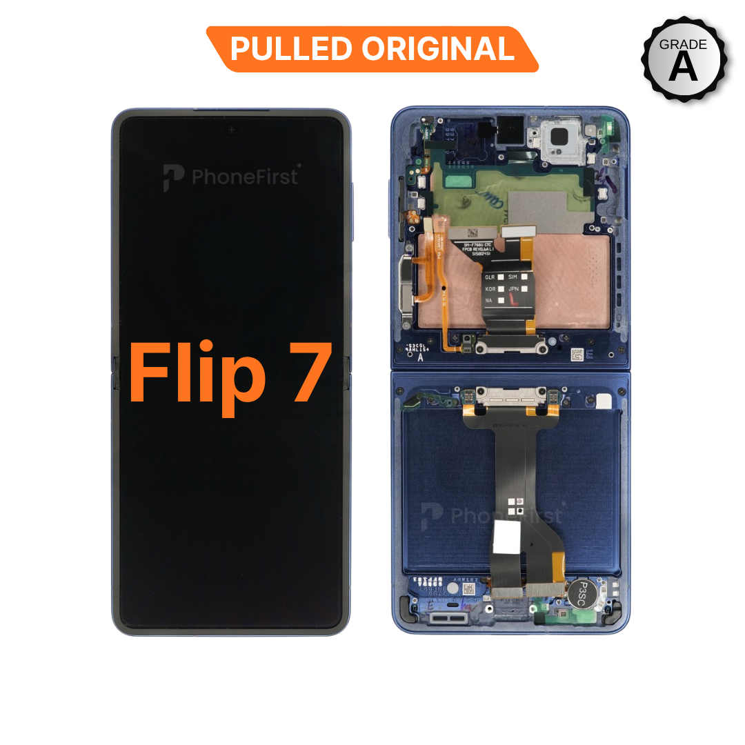 Samsung Z Flip 7 F766 LCD (W/F) Pulled Original Grade A Blue Shadow