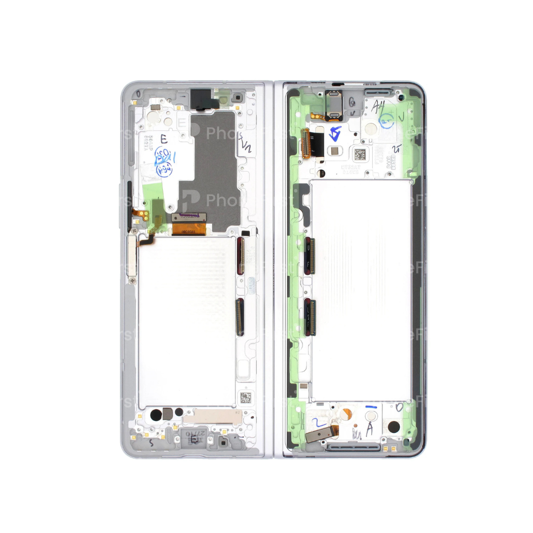 Samsung Z Fold 3 F926 LCD (W/F) Service Pack Inner Screen Silver