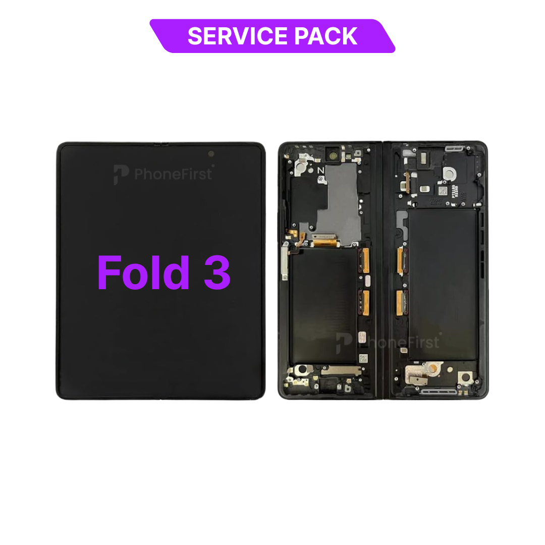 Samsung Z Fold 3 F926 LCD (W/F) Service Pack Inner Screen Black
