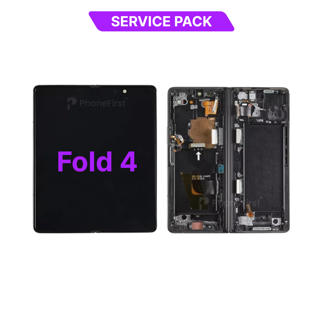 Samsung Z Fold 4 F936 LCD (W/F) Service Pack Black Inner LCD