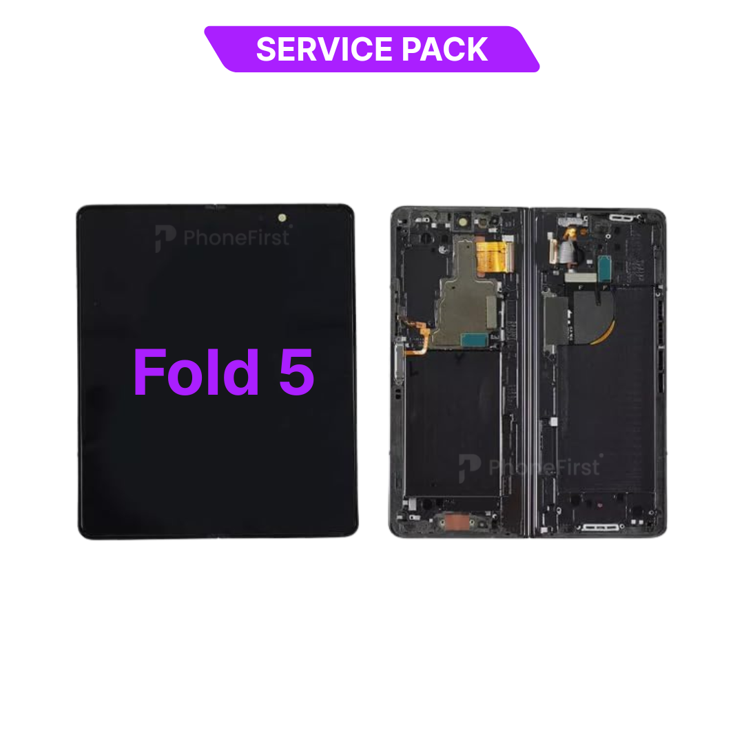 Samsung Z Fold 5 F946 LCD (W/F) Service Pack Inner Black
