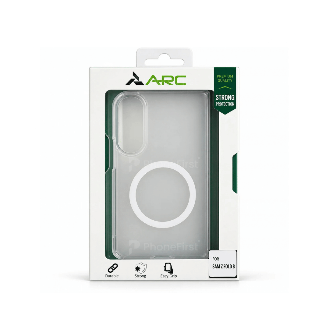 Samsung Z Fold8 Frosty Magsafe Case Clear White