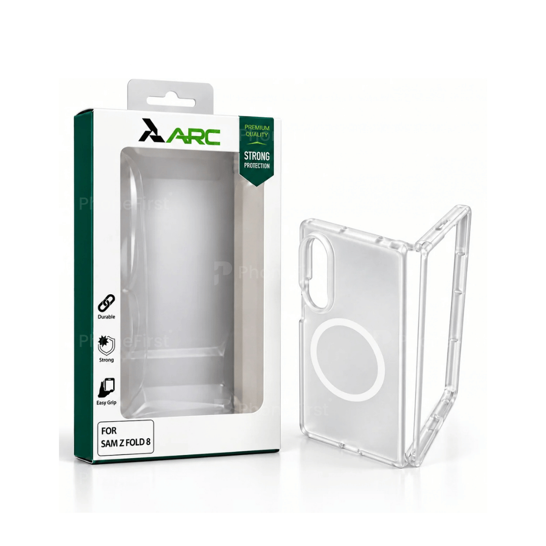 Samsung Z Fold8 Frosty Magsafe Case Clear White
