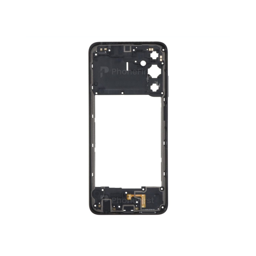 Samsung A05s A057 - Middle Frame With Parts and Buttons Black