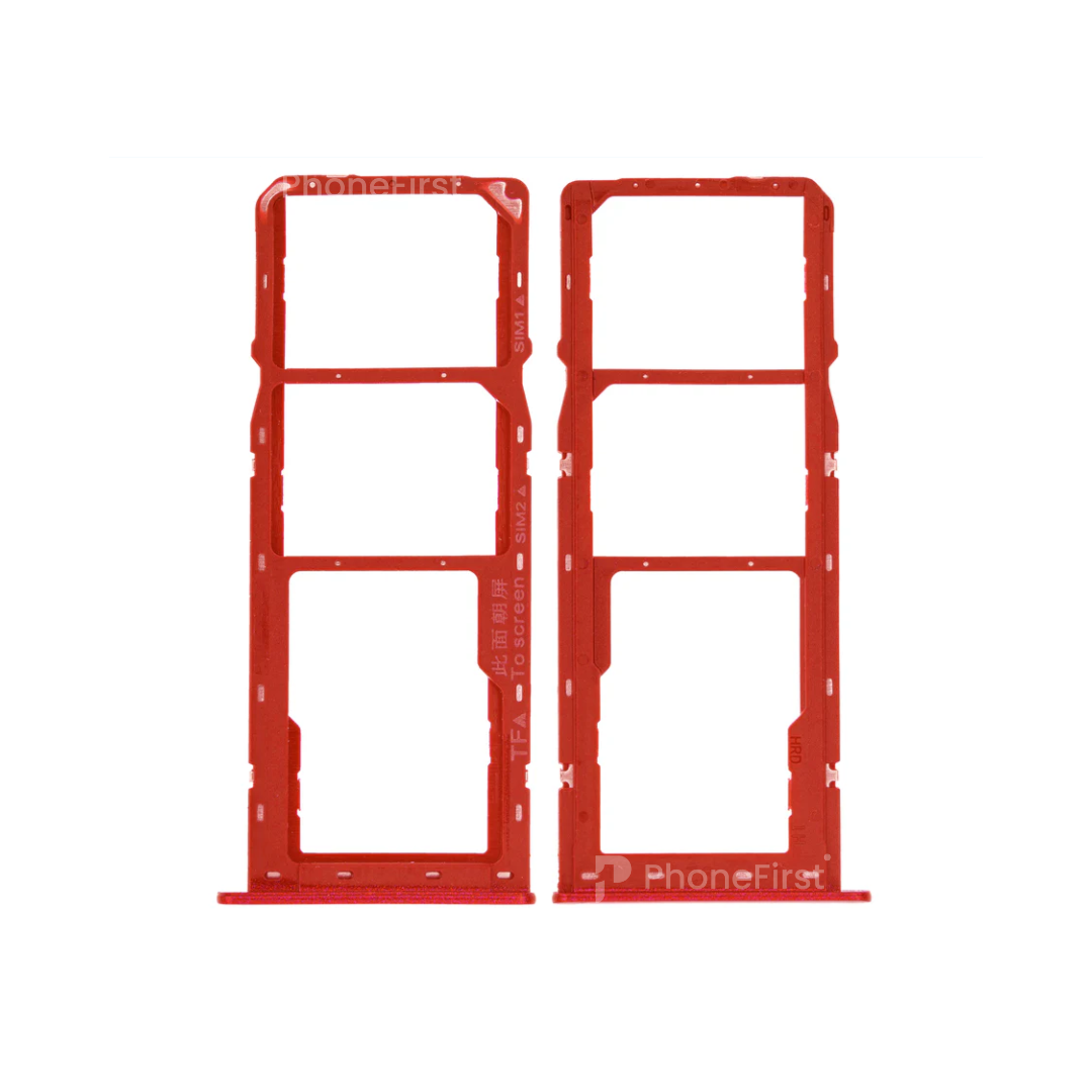 Samsung A20s A207 - Sim Tray Dual Sim Red