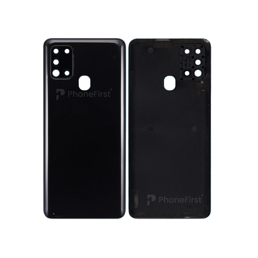 Samsung A21s A217 - Battery Back With Lens Black