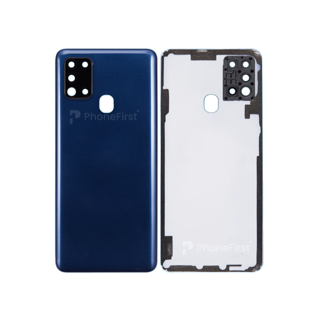 Samsung A21s A217 - Battery Back With Lens Blue