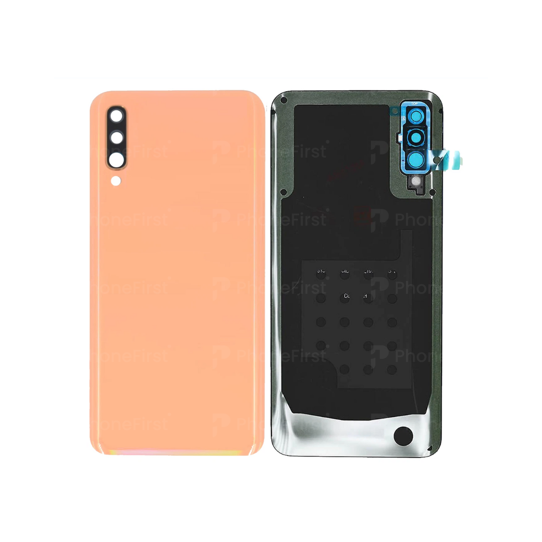 Samsung A50 A505 - Battery Back With Lens Coral