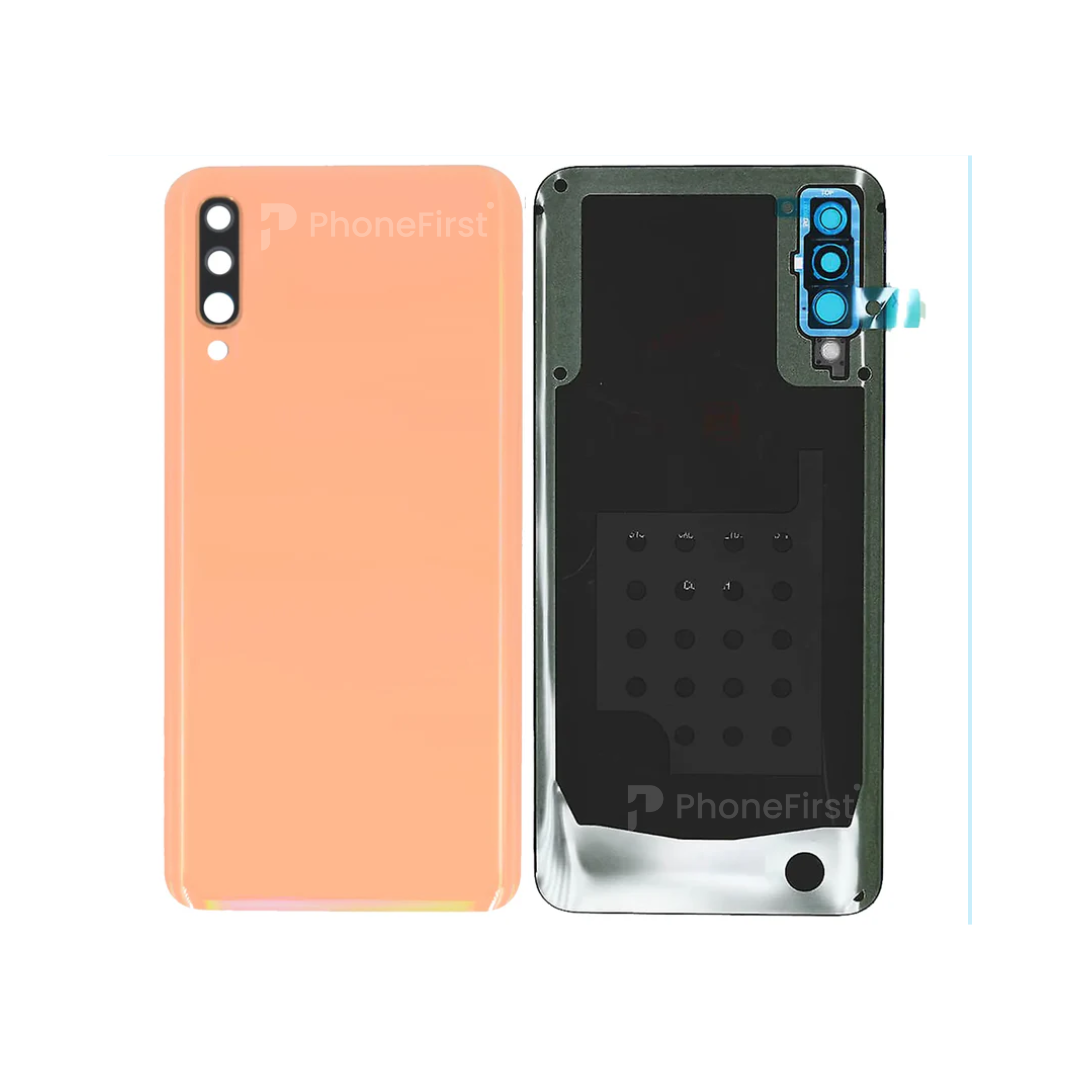 Samsung A50 A505 - Battery Back With Lens Coral