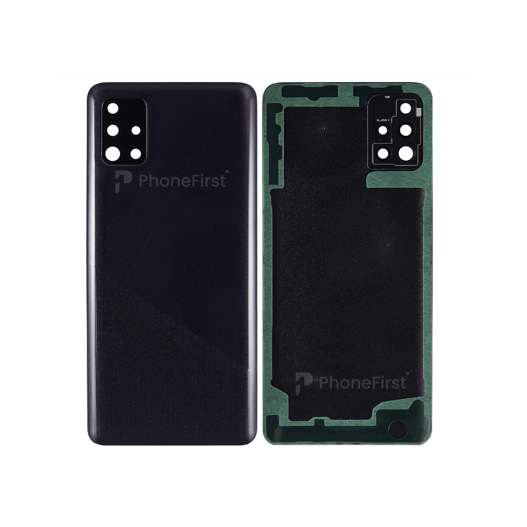 Samsung A51 A515 - Battery Back With Lens Prism Crush Black