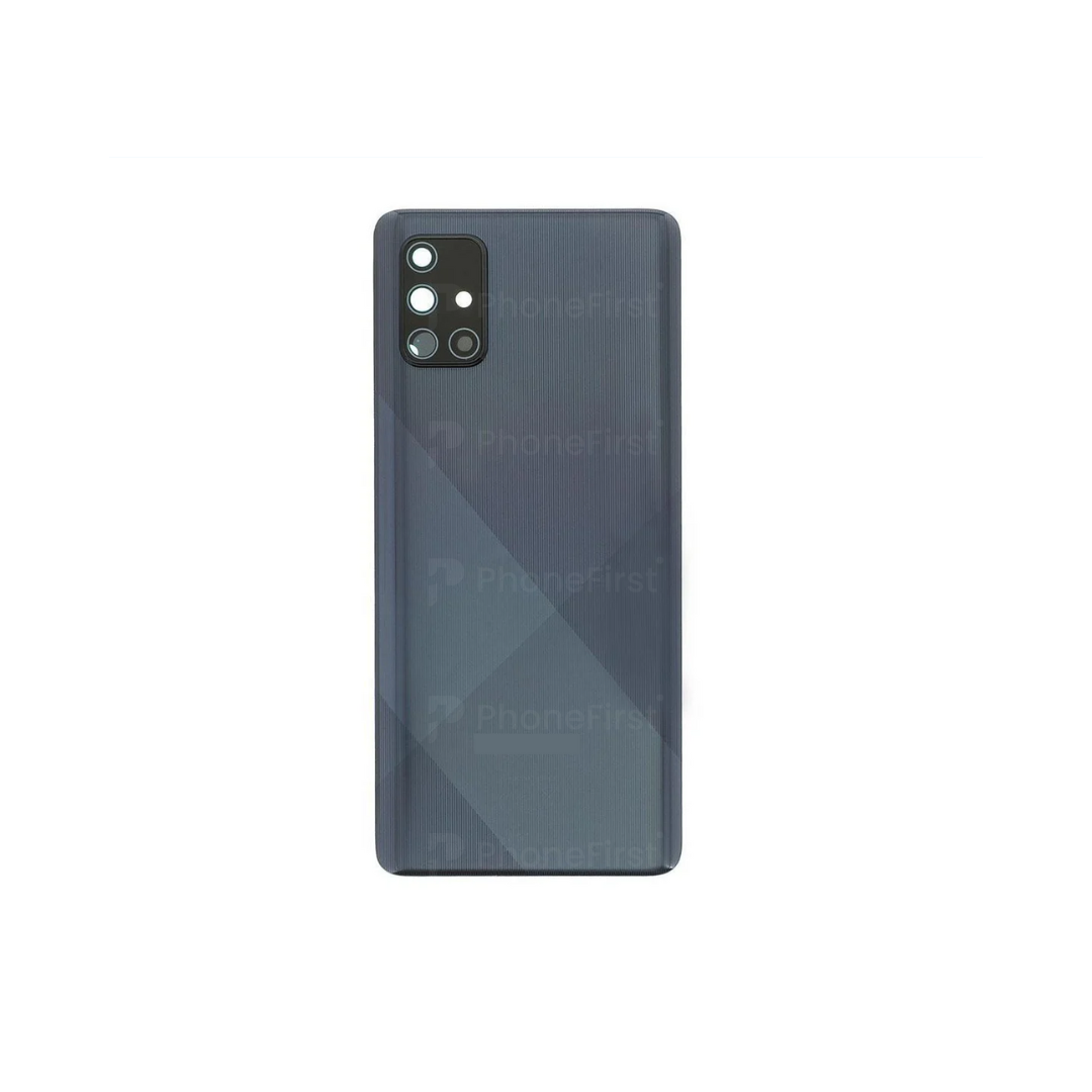 Samsung A71 A715 - Battery Back With Lens Prism Crush Black