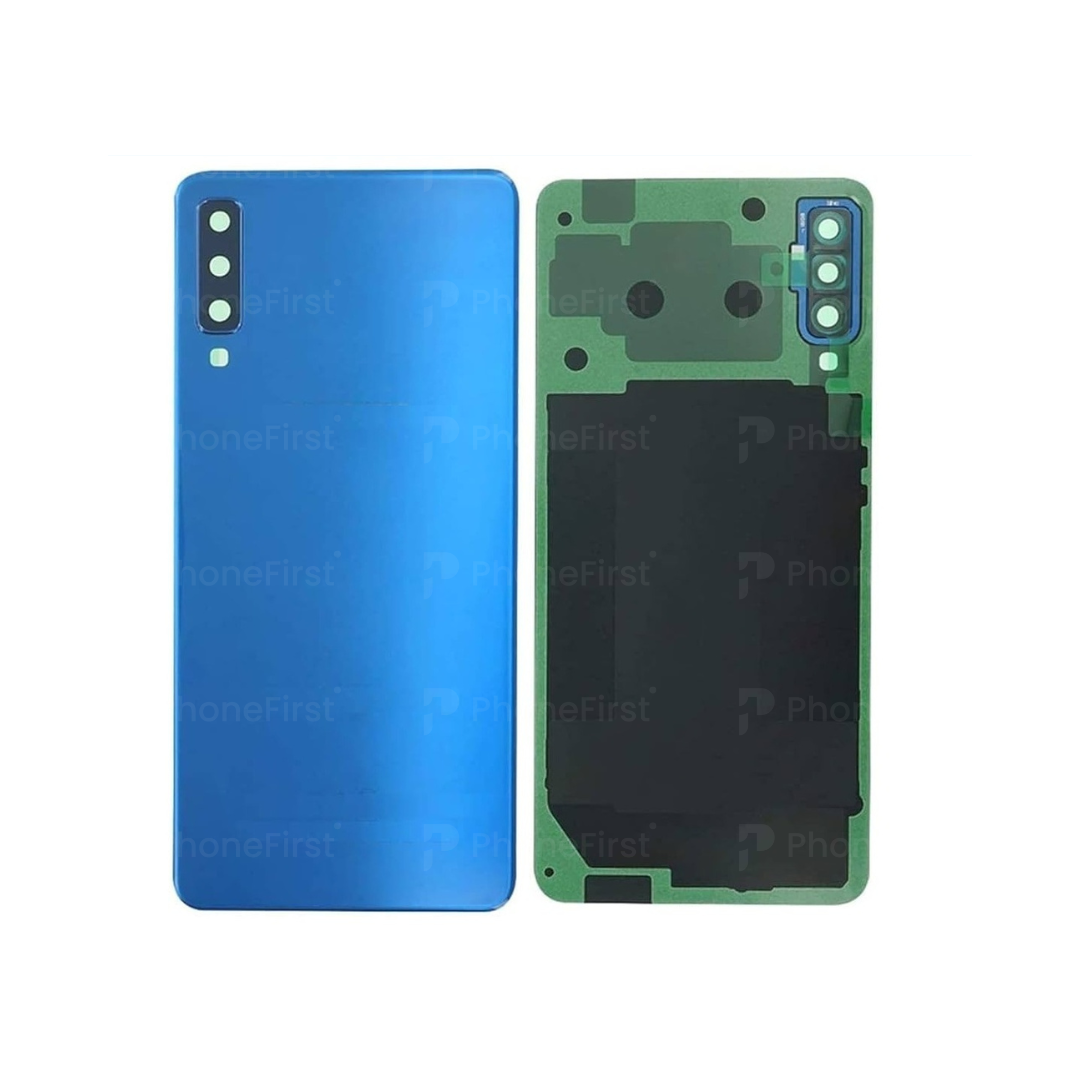 Samsung A7 2018 A750 - Battery Back With Lens Blue