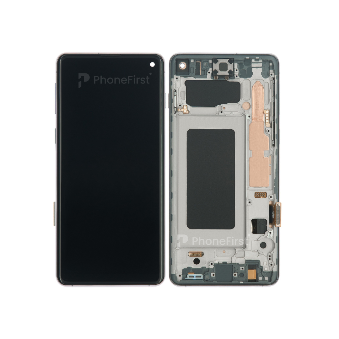 Samsung S10 G973 LCD (W/F) Pulled Original (14 Days) Black