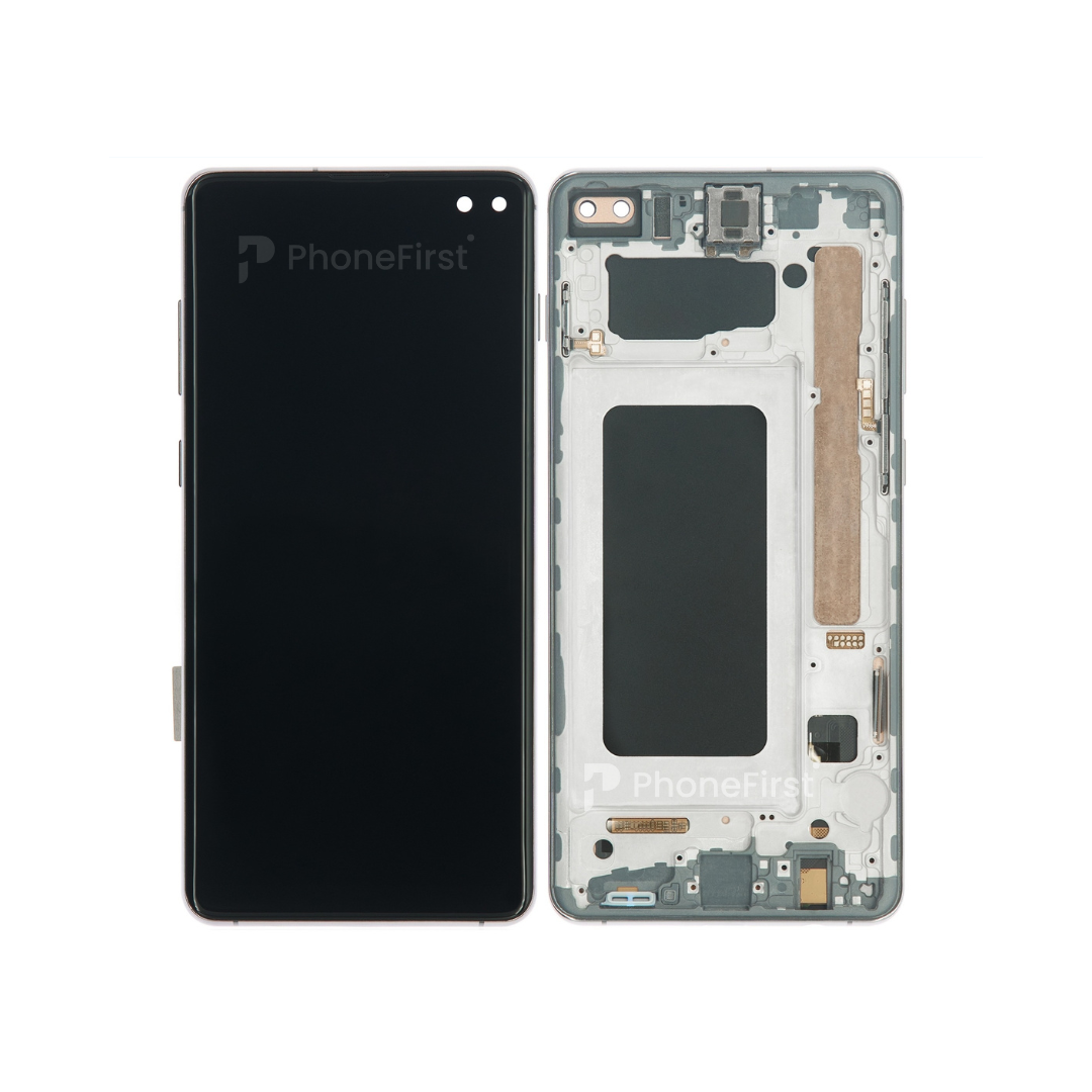 Samsung S10 Plus G975 LCD (W/F) Pulled Original (14 Days) Black