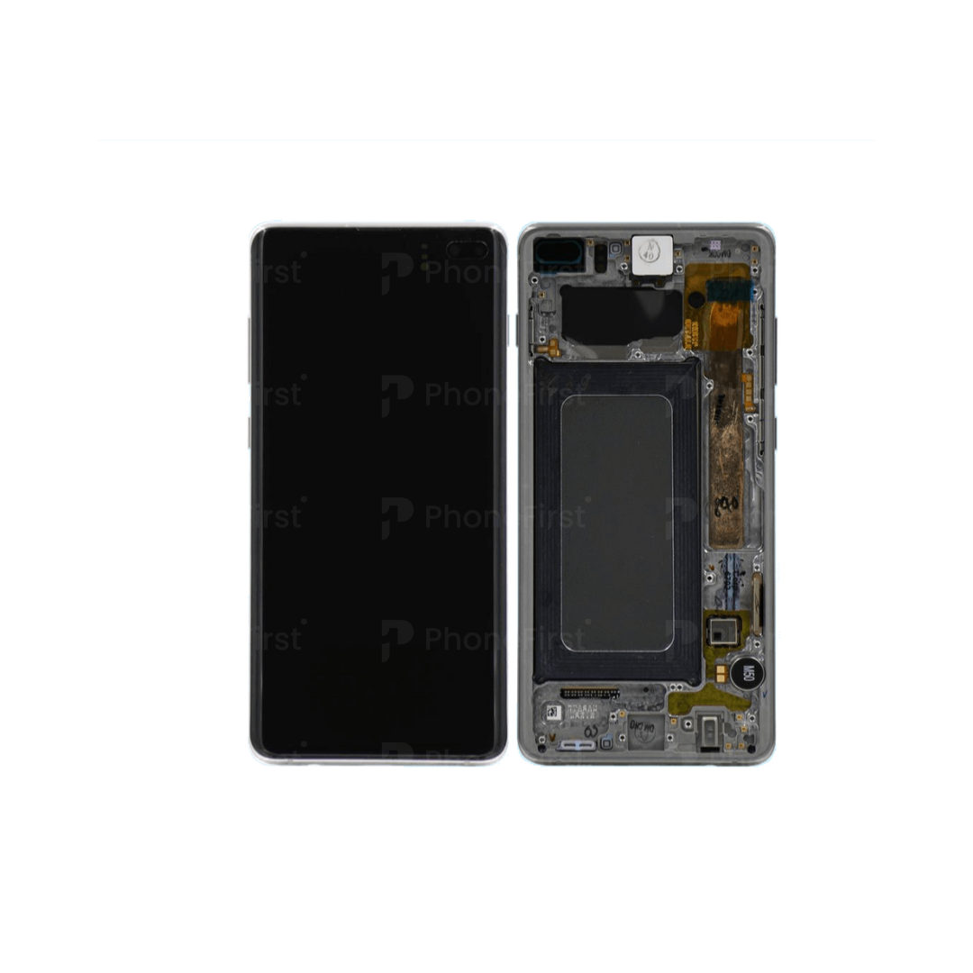 Samsung S10 Plus G975 LCD (W/F) Service Pack Black