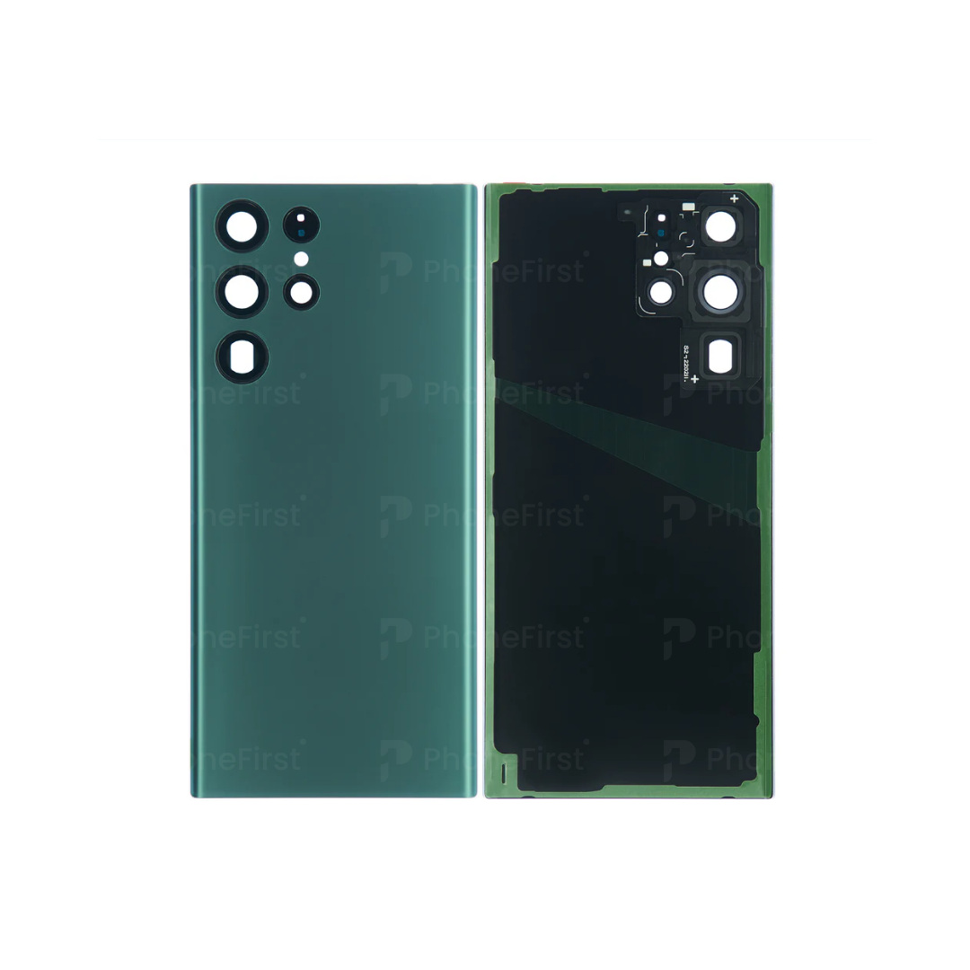 Samsung S22 Ultra S908 - Battery Back With Lens Green