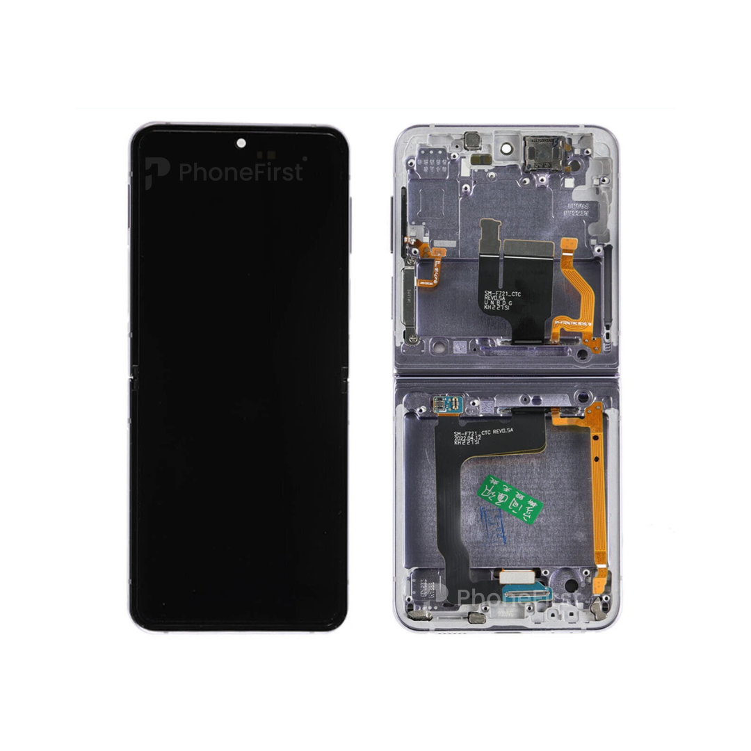 Samsung Z Flip4 F721 LCD (W/F) Pulled Original Grade A Inner Lavender