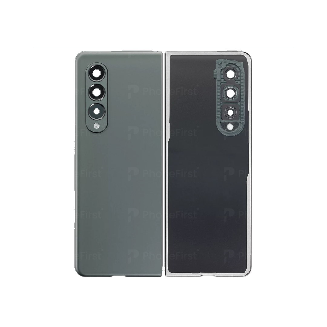 Samsung Z Fold 3 F926 - Battery Back With Lens Phantom Green