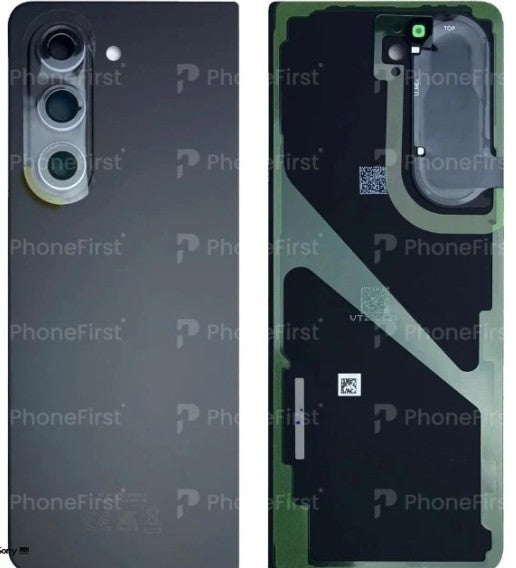 Samsung Z Fold 5 F946 - Battery Back With Lens Phantom Black