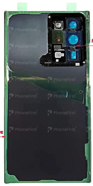 Samsung Note 20 Ultra N985 - Battery Back With Lens Mystic Black