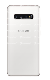 Samsung S10 Plus G975 - Battery Back With Lens Ceramic White
