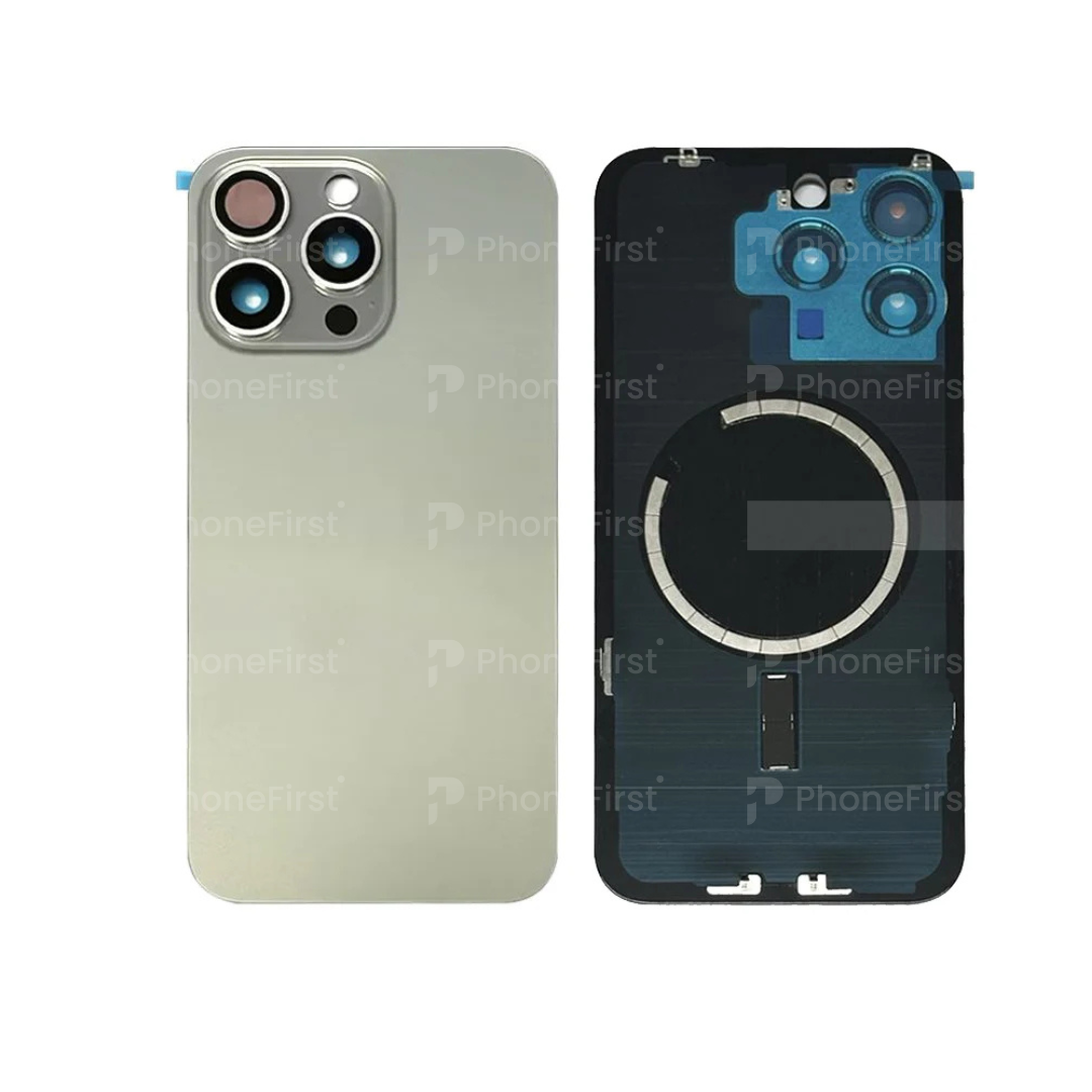 Apple iPhone 15 Pro Max - Battery Back With Magnet Natural Titanium