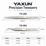 Yaxun YX-262 YX-263 Tweezer (Set of 2)