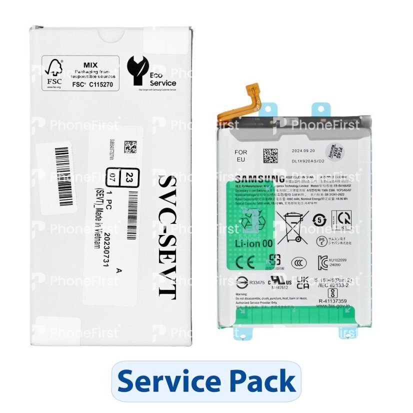 Samsung A16 4G A165 / A16 5G A166 Battery Service Pack