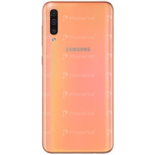 Samsung A50 A505 - Battery Back With Lens Coral