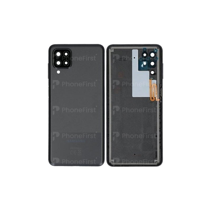 Samsung A12 A125 - Battery Back With Lens Black