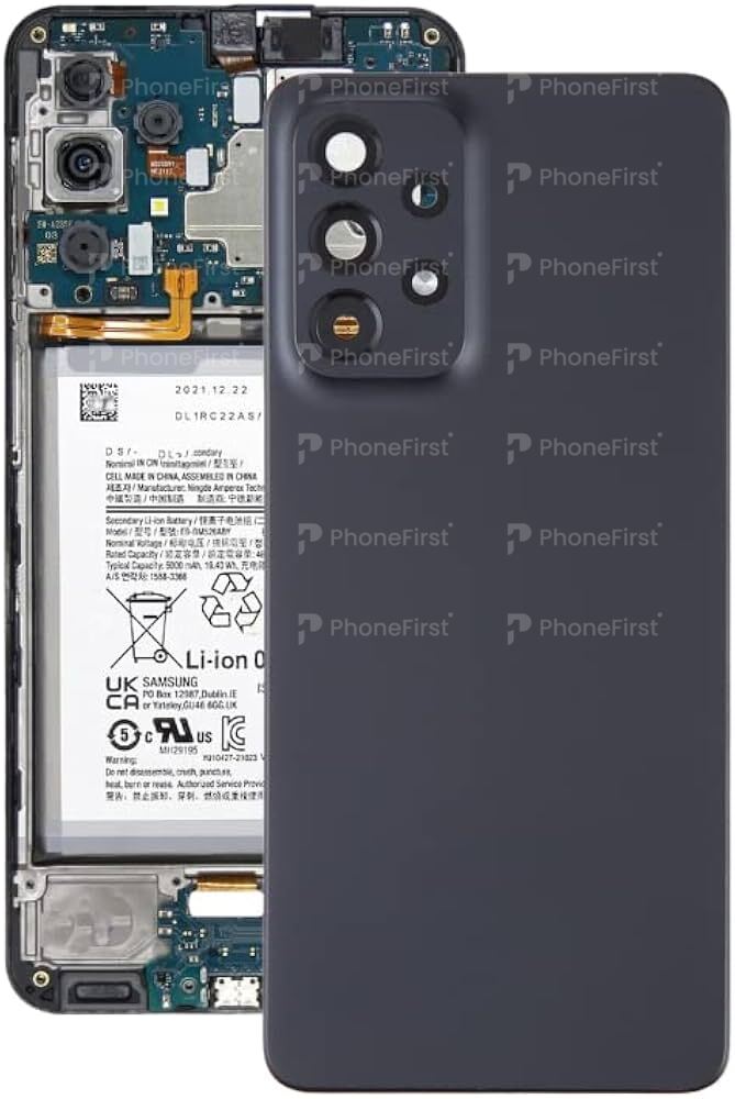 Samsung A53 5G A536 - Battery Back With Lens Black