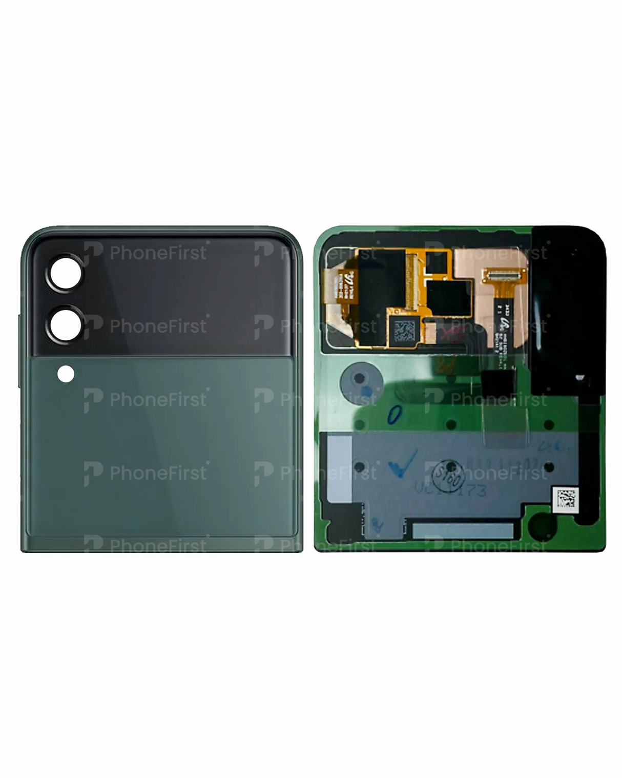 Samsung Z Flip 3 F711 LCD (N/F) Service Pack Outer Green