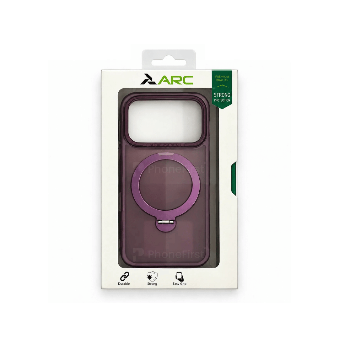 iPhone 17PM / 18PM Frosty Stand Case Cherry