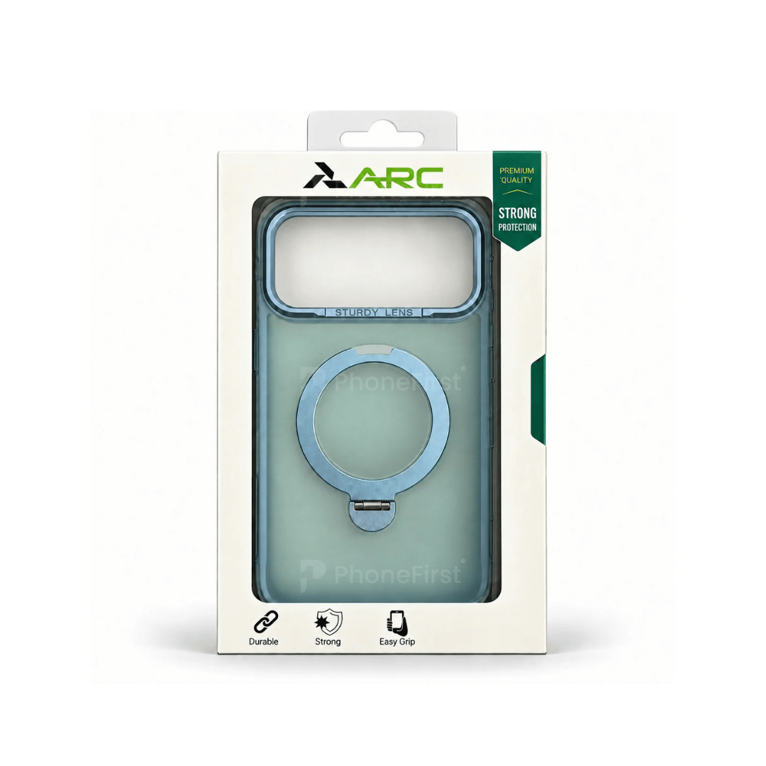 iPhone 17 Pro / 18 Pro Frosty Stand case Blue