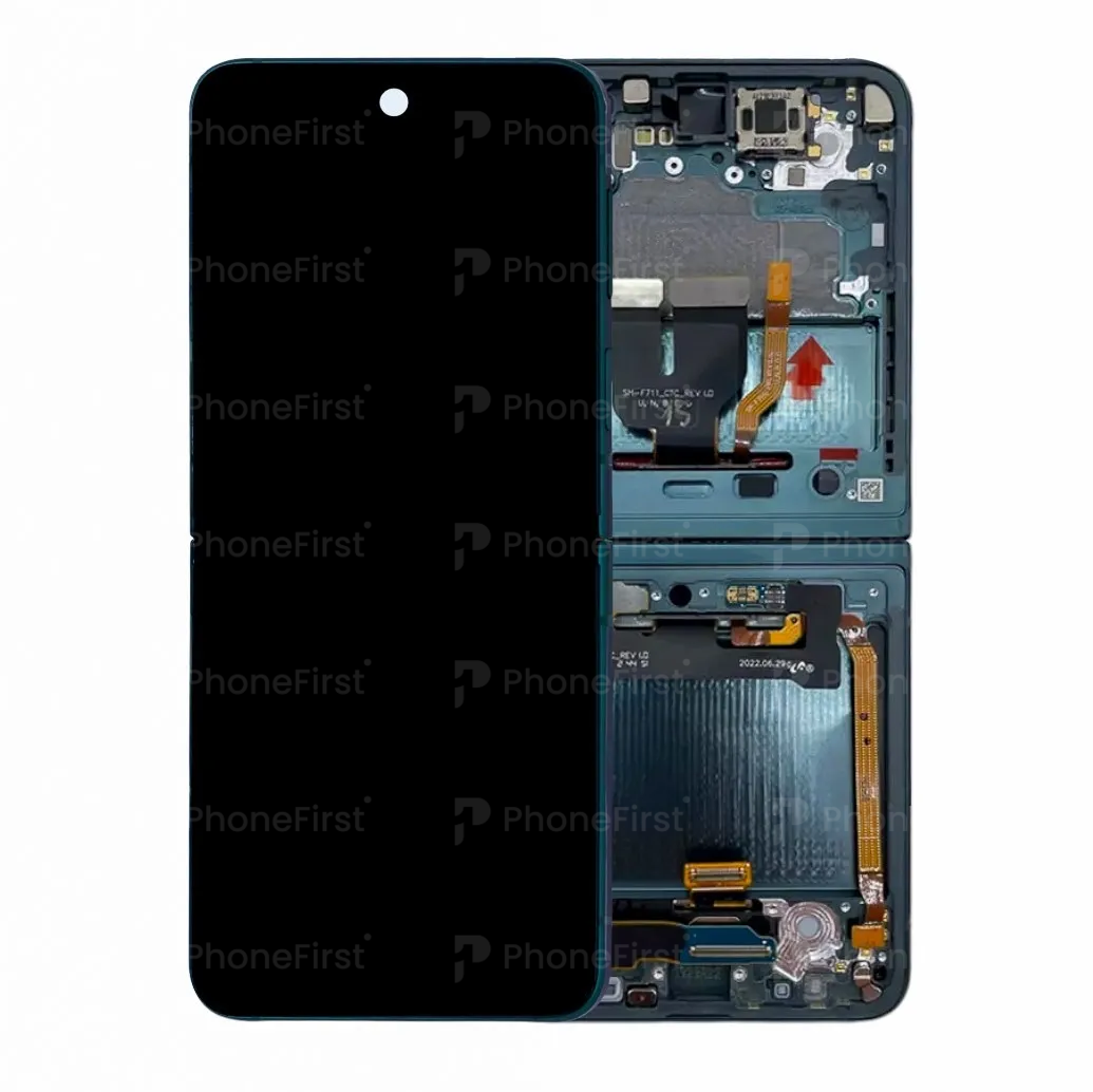 Samsung Z Flip 3 F711 LCD (W/F) Service Pack Inner Screen Green