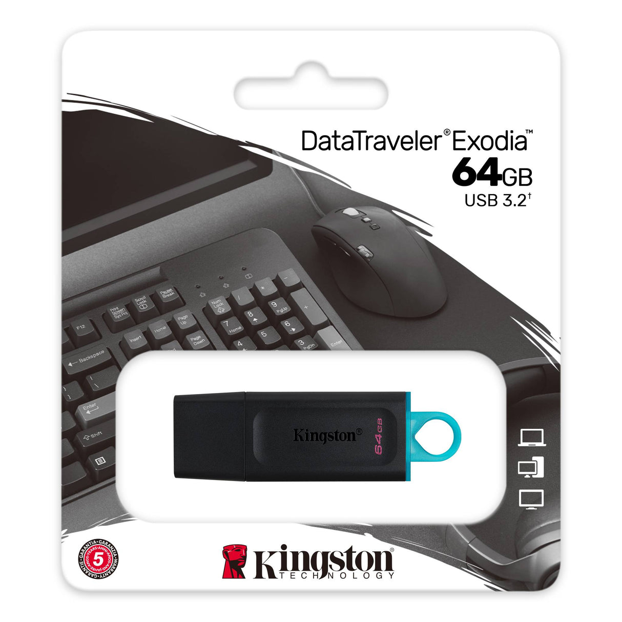 Kingston Exodia USB Flash Drive 64GB