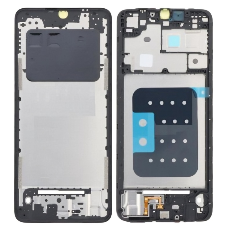 Samsung A05 A055 - Middle Frame With Parts and Buttons Black